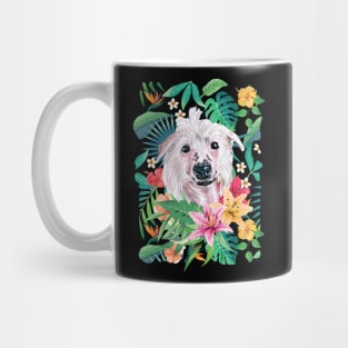 Tropical Chinese Crested Dog Mug